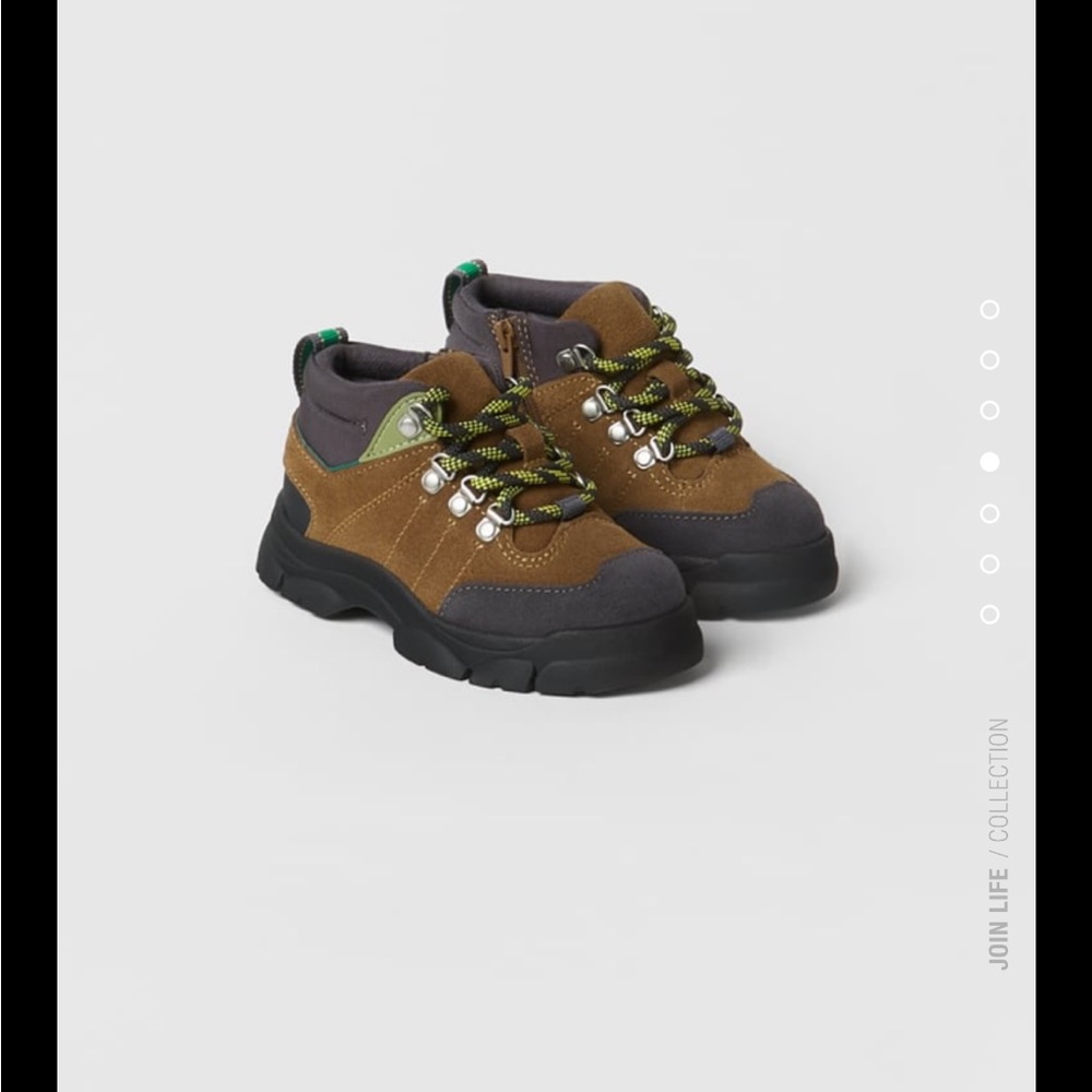 Child size 11/28 Zara hiking boots